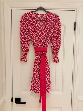 Aspiga Pink Geometric Print Dress
